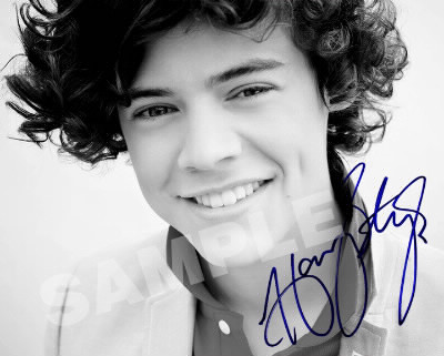 Le premier autographe de Harry était pour ...