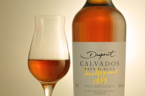 En quelle année est nommée l'eau de vie de Pomme "Calvados" ?