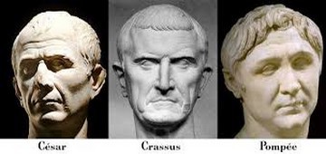 En 60 , Pompée, Crassus et César forment  ...