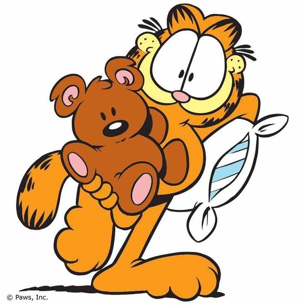Comment s'appelle la peluche de Garfield ?