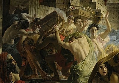 Quel peintre romantique réalisa la grande peinture " Le Dernier jour de Pompéi"  ?