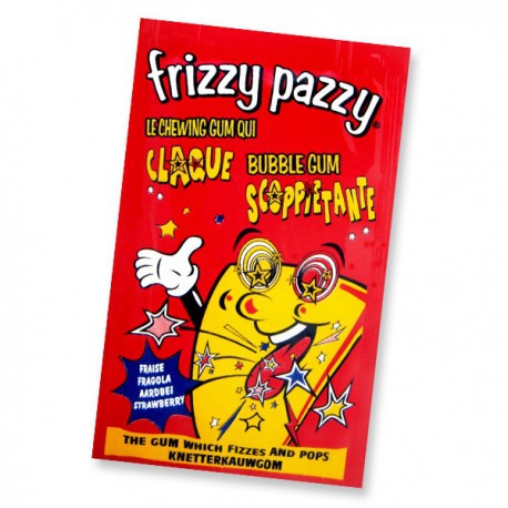 Dans les bonbons Frizzy Pazzy, qu'est-ce qu'il y a à part des bonbons pétillants ?