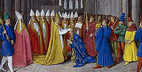 En quelle année Charlemagne a-t-il été sacré empereur d'Occident ?