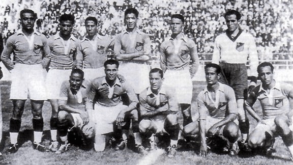 Quelle a été le première équipe africaine a disputer un Mondial en 1934 ?