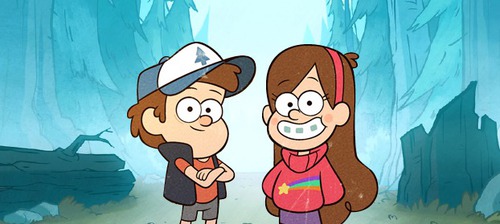 Dans quel dessin animé se trouvent comme personnage Dipper et Mabel ?