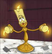 Dans la Belle et la bête, comment ce chandelier s'appelle ?