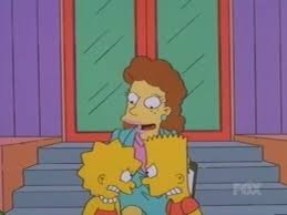 Qui est cette petite fille qui est souvent en conflit avec son frère Bart Simpson ?