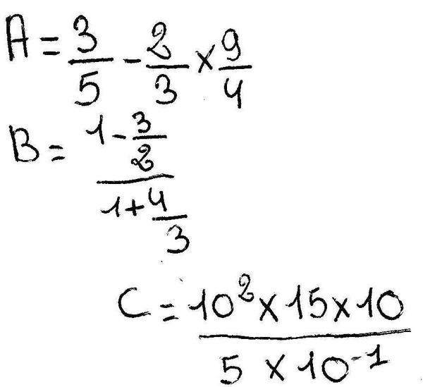 En mathématiques, dans une fraction, comment appelle-t-on le chiffre ou le nombre situé en haut ou à gauche ?