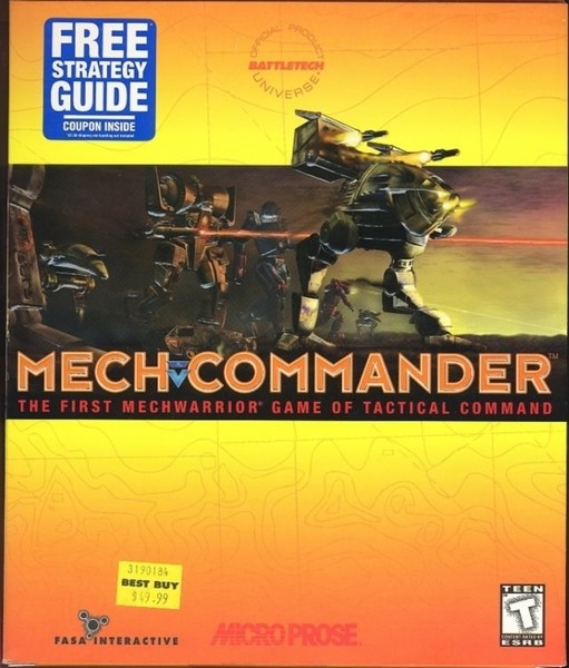 Quelle est l'année d'apparition de ce jeux " Mech Commander " ?