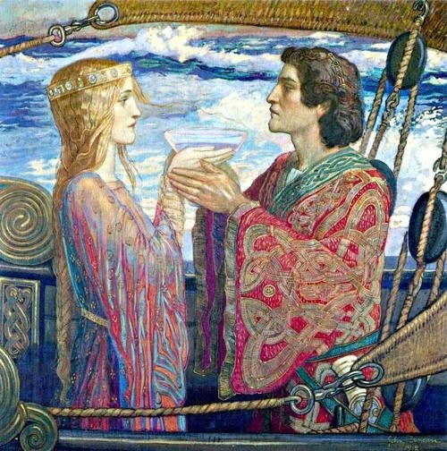 Que boivent Tristan et Iseult au cours d'un long trajet en bateau ?