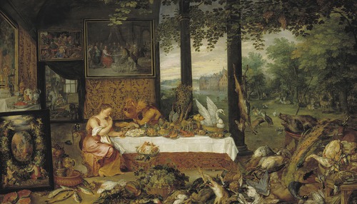 Quel personnage légendaire est représenté sur le tableau "l'Allégorie du goût", peint par Jan Brueghel l'Ancien et Pierre Paul Rubens en 1618 ?