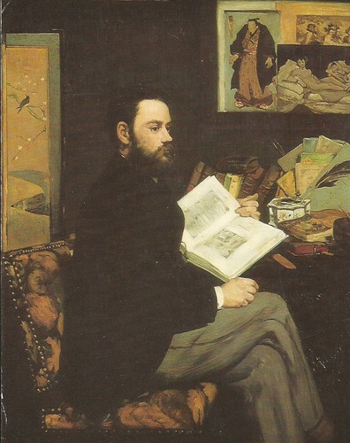 Qui est représenté sur le tableau de Manet ?