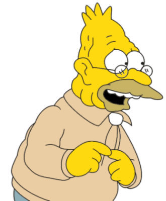 Comment s'appelle le grand-père dans les Simpson ?