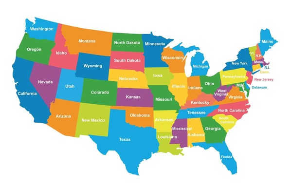 How many states are there in the USA ?