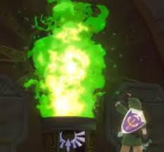 Comment s'appelle la première flamme que Link doit acquérir ?