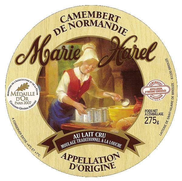 Quand est né le célèbre “camembert“ de Normandie, un des symboles de la gastronomie française ?