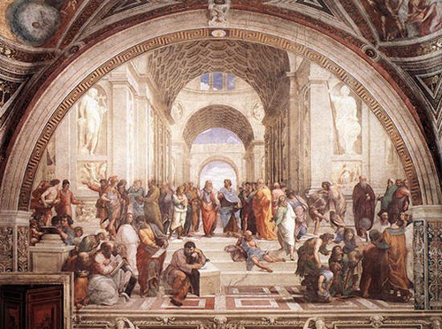 Où se trouve "L'Ecole d'Athènes" du peintre italien Raphael ?