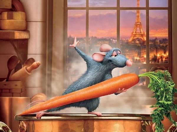 Sorti en 2007, dans quel long métrage Disney, un rat est-il expert en cuisine ?