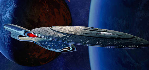 Quel est le nom du vaisseau commandé par James Kirk dans " Star Trek " ?
