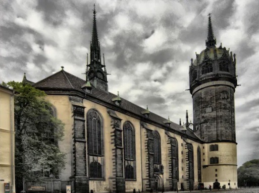 Cette église de Wittenberg en Allemagne, est très célèbre. Pourquoi ?