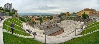 Where the ancient theater is located?