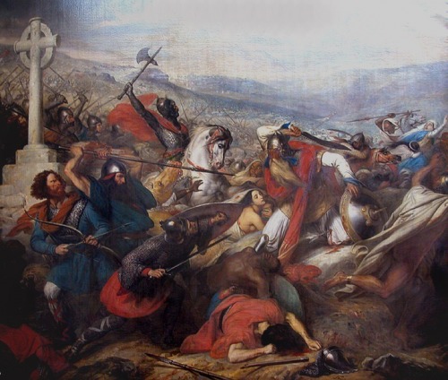 En 507, au cours de la bataille de Vouillé, les Francs affrontent :