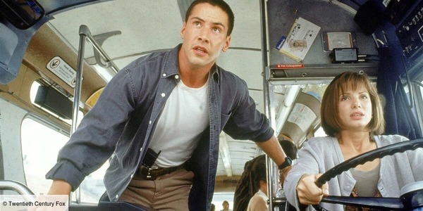 Quel est ce film où Keanu Reeves monte dans un bus ne pouvant pas s'arrêter sous peine d'exploser ?