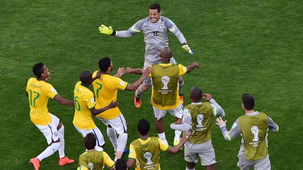 Lors du premier 8e de finale, qui les Brésiliens ont-ils éliminé aux tirs au but ?