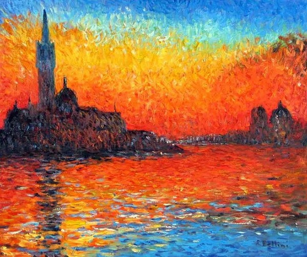 À quel peintre doit-on « Coucher de soleil à Venise » ?