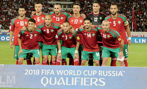 Comment est surnommée l’équipe du Maroc ?
