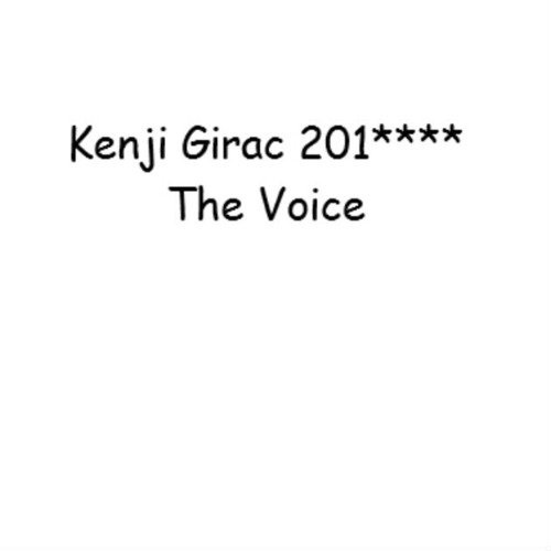En quelle année Kenji Girac a fait "The Voice" ?