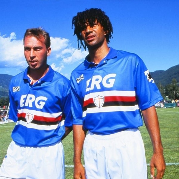 En 93, il rejoint la Sampdoria qui sera son dernier club pro.