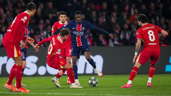 Le PSG est opposé à Liverpool lors des quarts de finale de la LDC. Quelle est l'issue du match aller au Parc des Princes ?