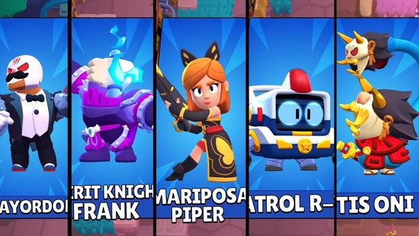 Lequel de ces 5 skins est le moins cher ?