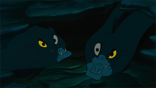 On nous appelle Flotsam et Jetsam, nous sommes les yeux et les oreilles d'Ursula, la méchante sorcière, qui sommes-nous ?