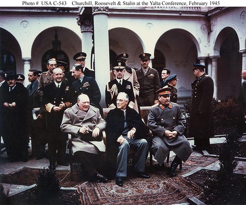 Conférence de Yalta...le partage du monde.