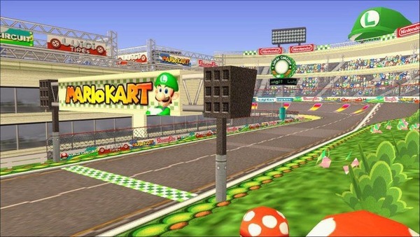Dans la série des Mario Kart, de quoi sont généralement fait les circuits Luigi ?