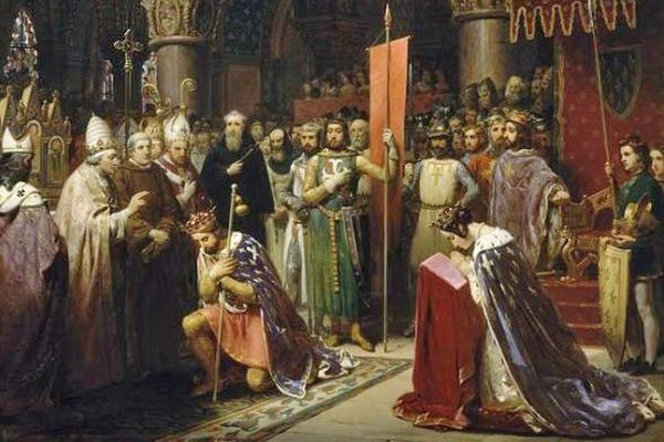 Cette reine fait annuler en 1152 son mariage avec un roi de France et, épousant en secondes noces un Plantagenêt, elle deviendra reine d'Angleterre et aura pour fils Richard Cœur de Lion et Jean sans Terre.