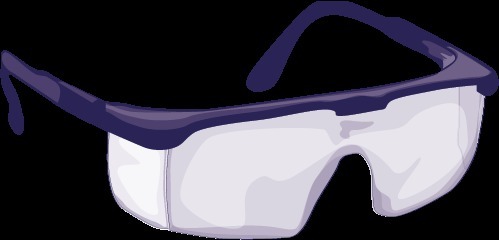 Quel équipement est nécessaire pour se protéger les yeux lors d'une expérience ?