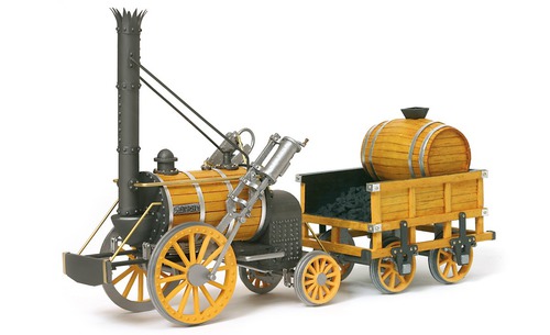Qui est l'inventeur du premier train transportant des voyageurs ?