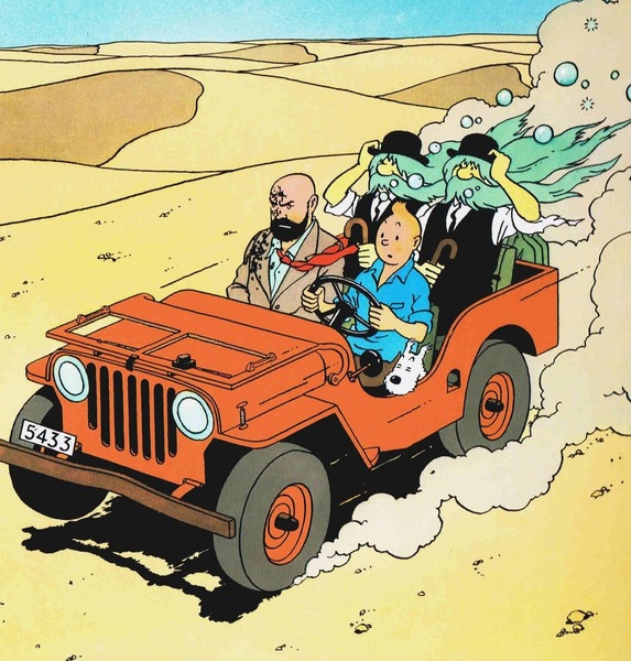 Dans quel album de Tintin, trouve-t-on  le jeune prince Abdallah, archétype de l'enfant insupportable ?