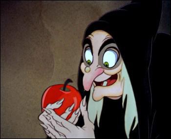 Comment s'appelle la méchante fée qui a donné une pomme à Blanche-Neige ?