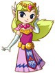 En quoi la princesse Zelda se transforme-t-elle ?