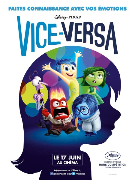 Sous quel nom connaît-on le film d'animation Disney "Vice-versa" au Québec ?
