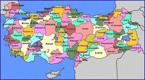 La Turquie est située sur 2 continents. Lesquels ?