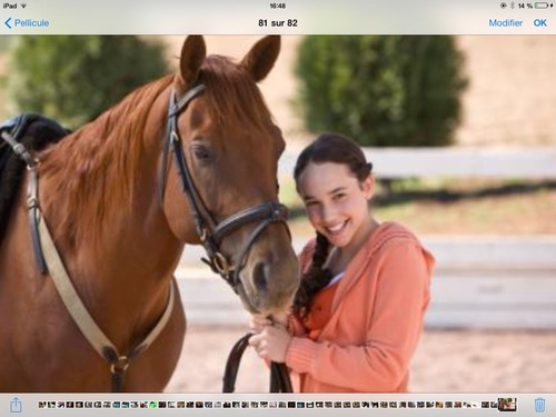 Quel est le nom de cette actrice et son cheval ?