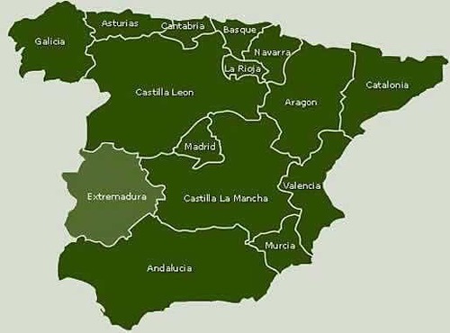 ¿En cuál de las siguientes ciudades se encuentra la sede del Parlamento de la Comunidad de Extremadura?