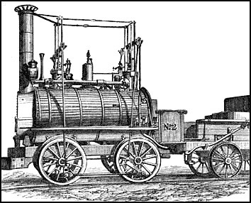 Uel est le nom de la première série de locomotives à vapeur construite par George Stephenson ?