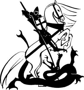 [France - Provence] Dans la religion chrétienne, Saint-Georges était un martyr que l'on représente souvent à cheval en train de terrasser un dragon. Mais que signifie l'expression "être couvert comme St-Georges"?
