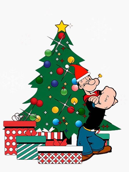 Trouve le bon cadeau de Noël pour Popeye !